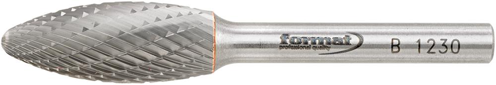 Frässtift HM Flammenform B 1230 C 6mm 12x30mm FORMAT Produktbild img1 L