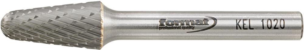 Hartmetallfrässtift (Rotorfräser) DIN 8033 – Schaft-Ø 6 mm, Rundkegelform KEL, Z Produktbild img1 L