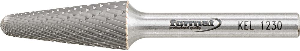 Frässtift HM Rundkegelform 1230 C 6mm 12x30mm FORMAT Produktbild img1 L