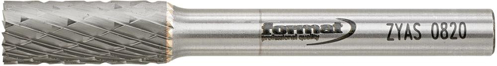 Frässtift HM zylindrisch mit Stirnverzahnung 0820 C 6mm 8x20mm FORMAT Produktbild img1 L