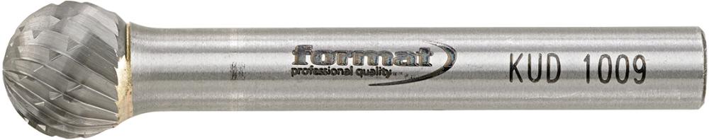 Frässtift HM kugelförmig 1009 C 6mm 10x9mm FORMAT Produktbild img1 L