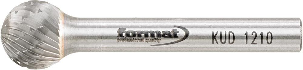 Frässtift HM kugelförmig 1210 C 6mm 12x10,8mm FORMAT Produktbild img1 L