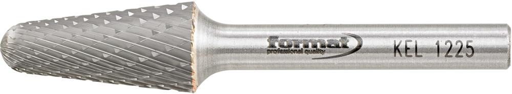 Frässtift HM Rundkegelform 1225 C 6mm 12x25mm FORMAT Produktbild img1 L