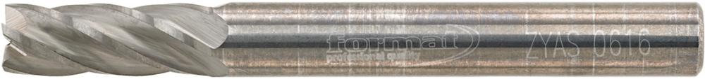 Frässtift HM zylindrisch mit Stirnverzahnung 0616 Alu 6mm 6x16mm FORMAT Produktbild img1 L