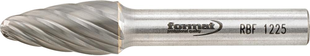 Frässtift HM Rundbogenform 1225 Alu 6mm 12x25mm FORMAT Produktbild img1 L