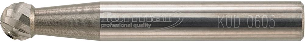 Frässtift HM kugelförmig 0605 C 6mm 6x5,4mm FORMAT Produktbild img1 L