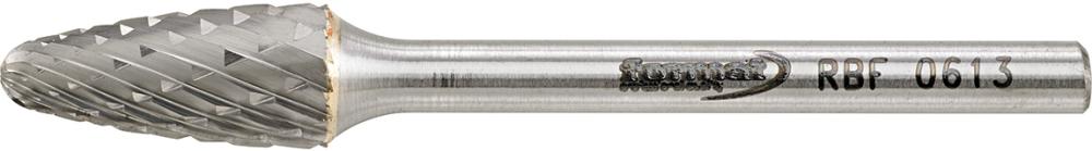 Kleinfrässtift HM Rundbogenform 0613 C 3mm 6x13mm FORMAT Produktbild img1 L