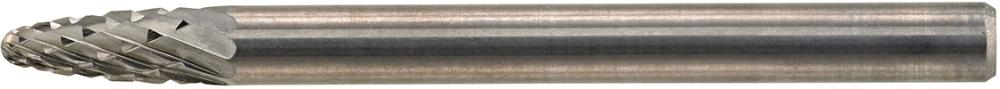 Hartmetall-Kleinfrässtift (Rotorfräser) DIN 8033 – Schaft-Ø 3 mm, Rundbogenform Produktbild img1 L