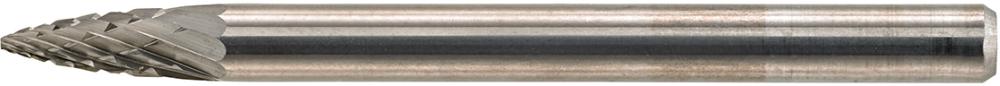Hartmetall-Kleinfrässtift (Rotorfräser) DIN 8033 – Schaft-Ø 3 mm, Spitzbogenform Produktbild img1 L