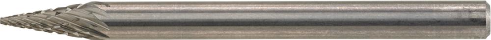 Hartmetall-Kleinfrässtift (Rotorfräser) DIN 8033 – Schaft-Ø 3 mm, Spitzkegelform Produktbild img1 L