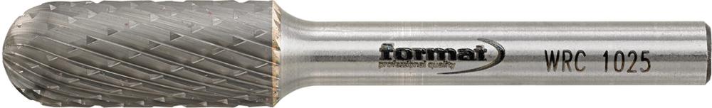 Frässtift HM Walzenrundform 1025 C 6mm 10x25mm FORMAT Produktbild img1 L