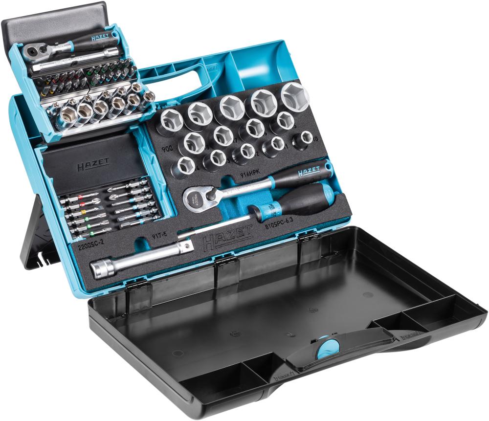 Kombinierte Sechskant-Steckschlüssel-Garnitur 1/4" und 1/2" PREMIUM-Edition Produktbild img1 L