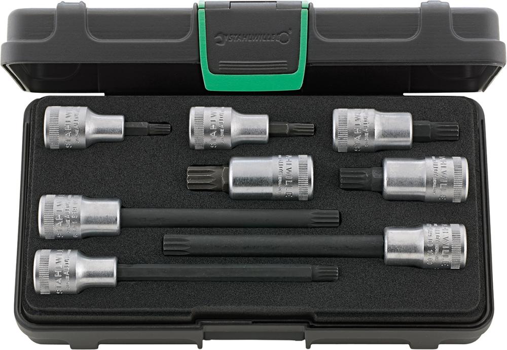 Schraubendrehereinsatz- Satz 1/2" XZN M6 bis M14 8-teilig Stahlwille Produktbild img1 L