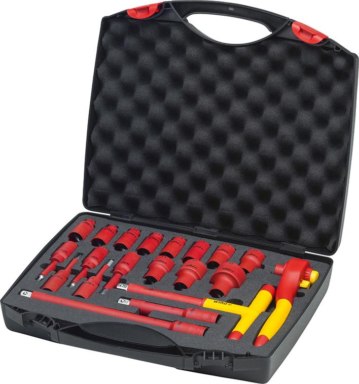 VDE-Sechskant-Steckschlüssel-Garnitur 1/2", 21-teilig Produktbild img1 L