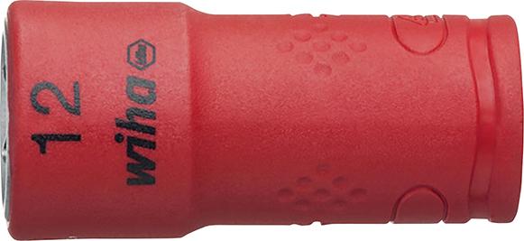 Steckschlüsseleinsatz 6-kant 1/4" 12mm VDE Wiha Produktbild img1 L