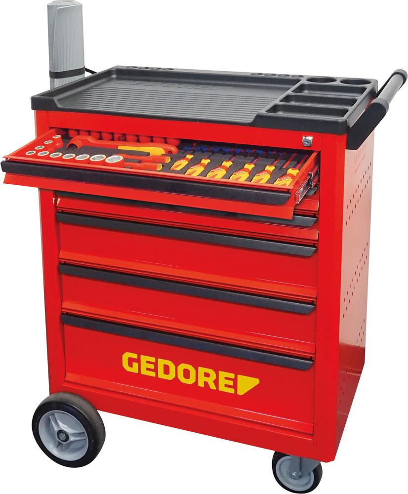 VDE-Werkstattwagen mit 104-teiligem Sortiment Produktbild img1 L