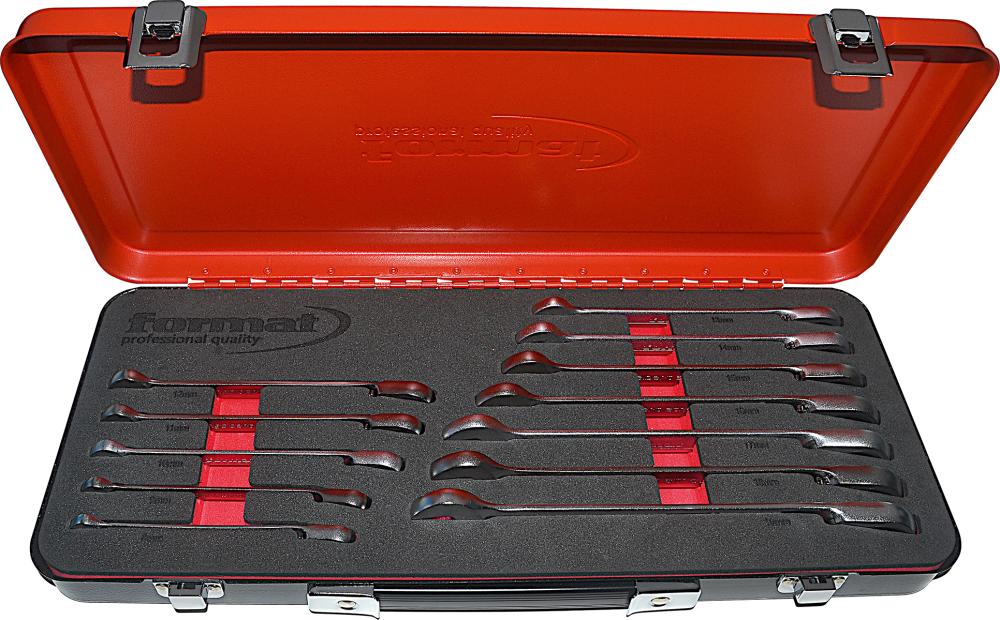 Ratschenschlüssel-Satz umschaltbar 8-19mm 12-teilig im MetallkastenFORMAT Produktbild img1 L