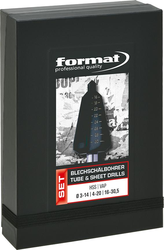 Blechschälbohrer-Set HSS 3-30,5mm FORMAT Produktbild img1 L