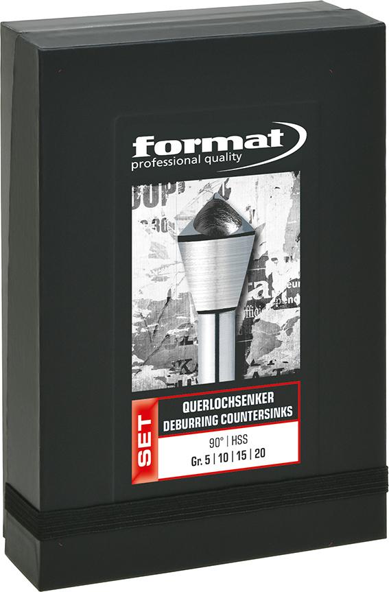 Querlochsenker-Satz in plastikfreier Verpackung aus nachwachsenden Rohstoffen Produktbild img1 L