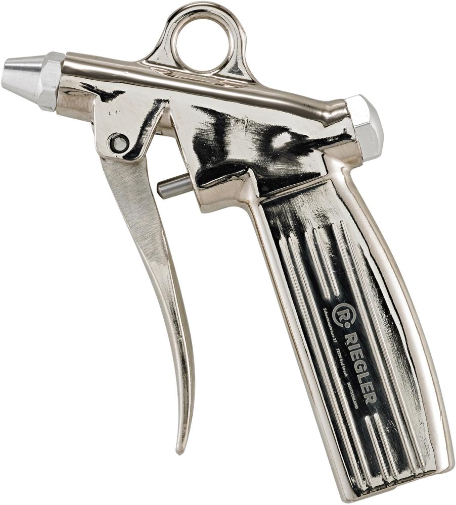 Ausblaspistole Aluminium ohne Tülle Innengewinde G1/4", Düse 1,5mm RIEGLER Produktbild img1 L