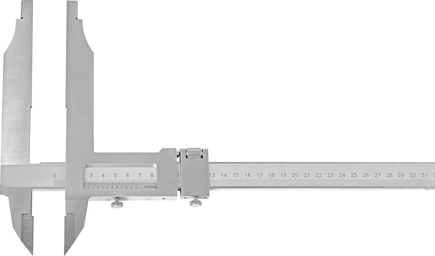 Werkstattmessschieber mit Messspitzen, mit Feineinstellung Produktbild img1 L