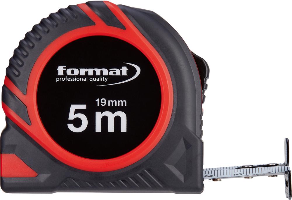 Taschenbandmaß 5mx19mm weiß FORMAT Produktbild img1 L