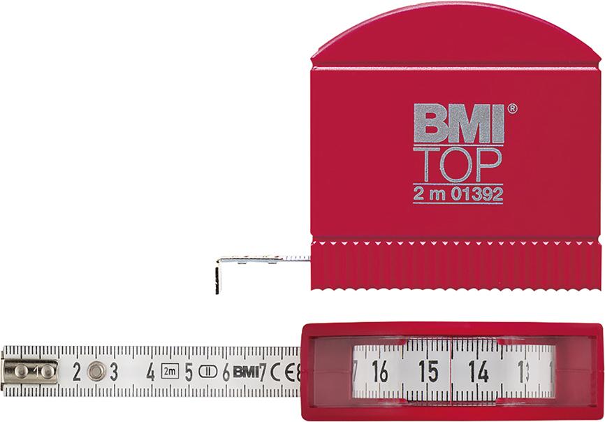 Taschenbandmass m.Sichtf.3mx13mm weiss BMI Produktbild img1 L