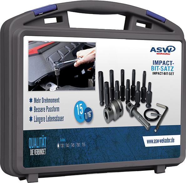 Kraft-Schraubendreher-Einsatz-Garnitur, modular mit 7/16"-Bits Produktbild img1 L