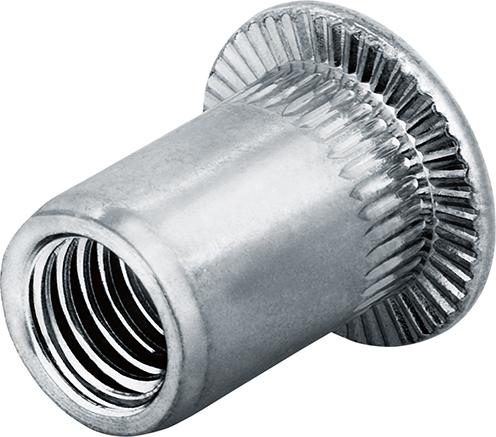 Blindnietmutter Stahl, Standard, Flachrundkopf. Produktbild img1 L