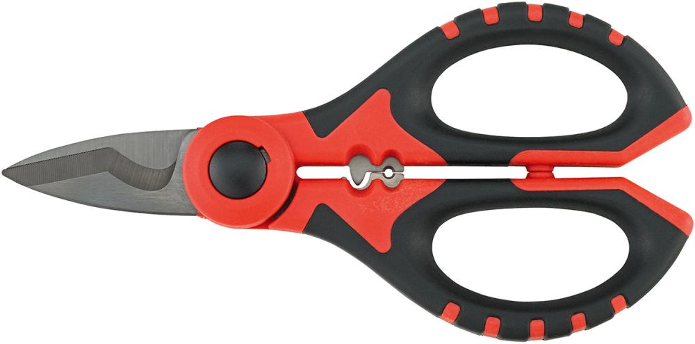 Elektriker Schere 160mm, 2K-Auge Schneide microverzahnt FORMAT Produktbild img1 L