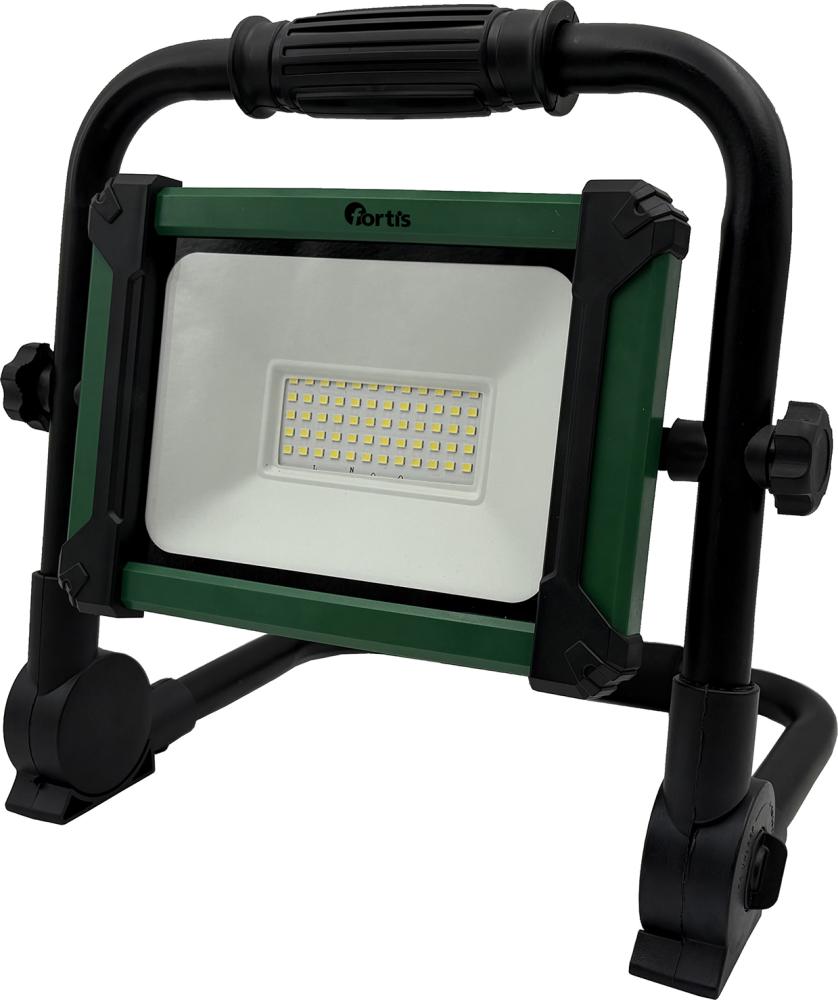 Baustrahler 30Watt 3000 Lumen klappbar FORTIS Produktbild img1 L