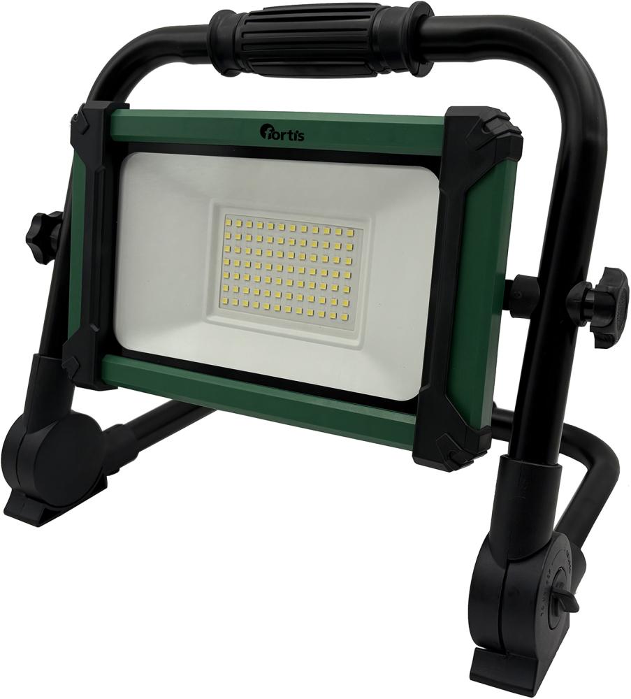 Baustrahler 50Watt 5000 Lumen klappbar FORTIS Produktbild img1 L