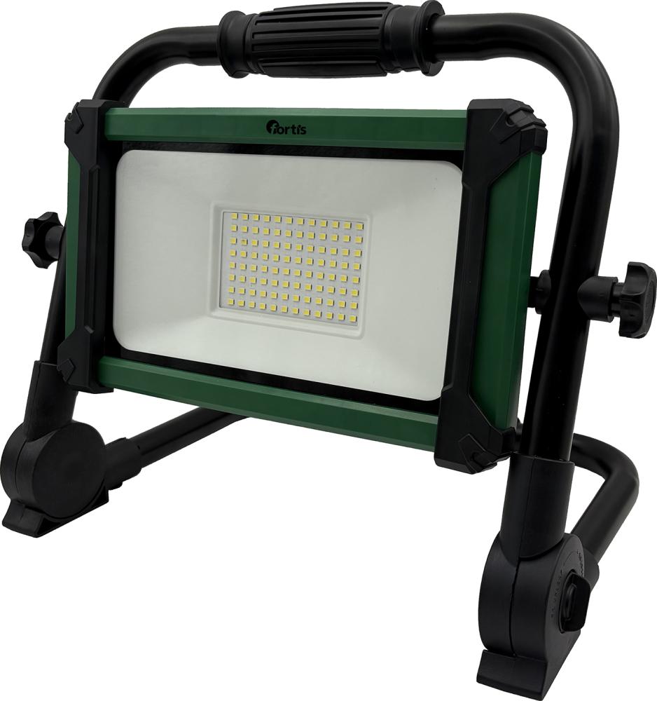 Baustrahler 60Watt 6000 Lumen klappbar FORTIS Produktbild img1 L