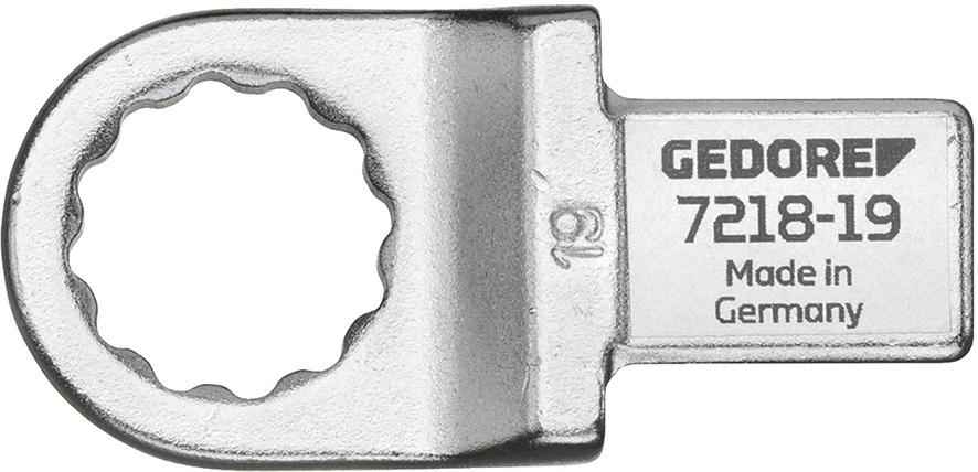 Einsteck-Ringschlüssel 17mm 14x18mm 4kt. Gedore Produktbild img1 L
