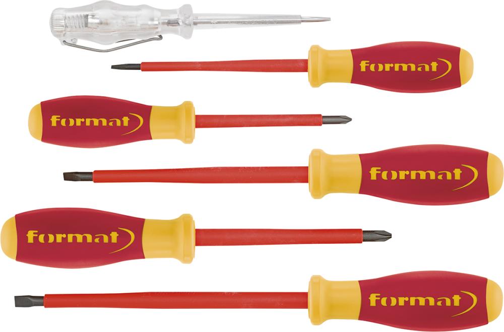 Schraubendreher-Satz VDE Schlitz/PH 6-teilig mit Prüfer FORMAT Produktbild img1 L