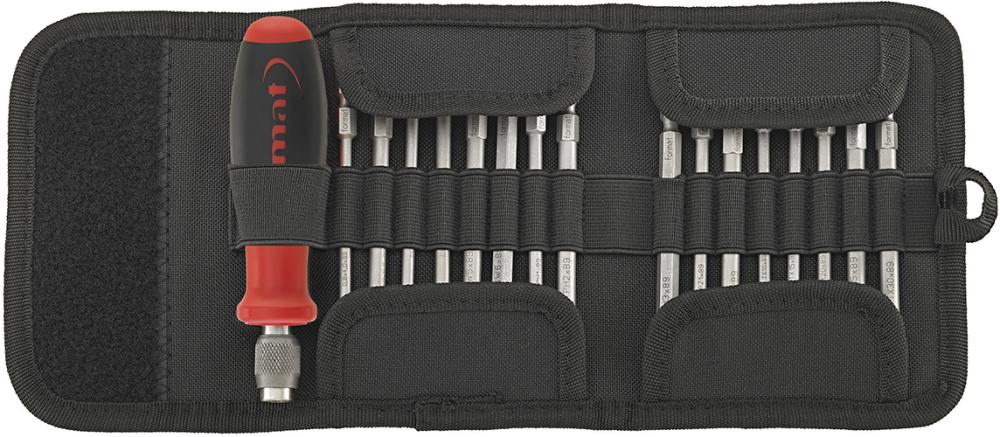 Bit-Sortiment in Falttasche, zähhart Produktbild img1 L