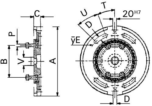 Drehplatte universal UZ Gr.2 FORMAT Produktbild img2 L