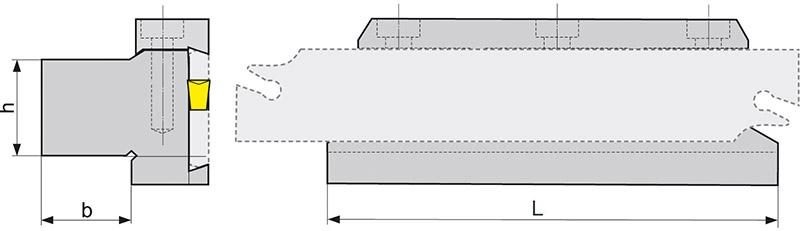 Abstechgrundhalter GH20-32 FORMAT Produktbild img2 L