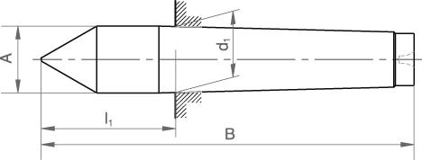 Zentrierspitze fest DIN806 MK 3 WS FORMAT Produktbild img2 L