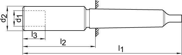 Zapfensenker-Halter, Morsekegelschaft Produktbild img2 L