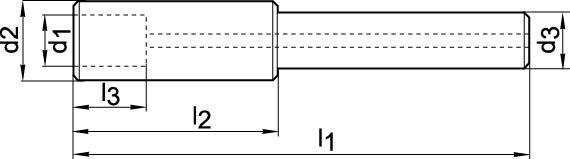 Zapfensenker-Halter, zyl. Schaft, mit Innenkühlung Produktbild img2 L