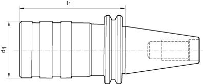 Gewindeschneid-Schnellwechselfutter mit elastischem Längenausgleich Produktbild img2 L