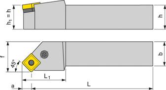 ISO-Klemmhalter, 45°, PSSNR/L Produktbild img2 L