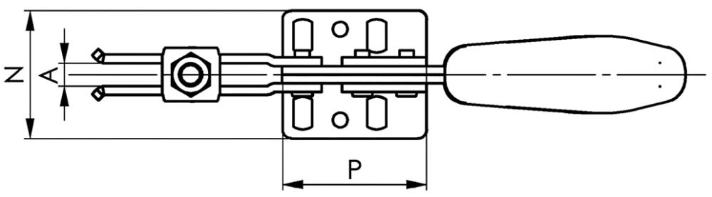 Waagerechtspanner 6830NI GR.3 rostfrei AMF Produktbild img3 L