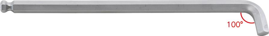 Winkelschraubendreher für Sechskant mit Kugelkopf, 100°-Winkel und verkürztem Sc Produktbild img1 L