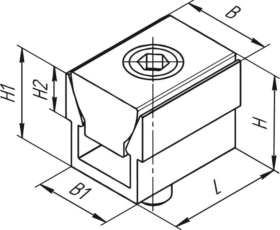 Doppel-Keilspanner Produktbild img2 L