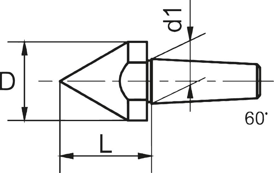 Spitzkörner groß für Drehbankspitzen 12mm CONZELLA Produktbild img2 L