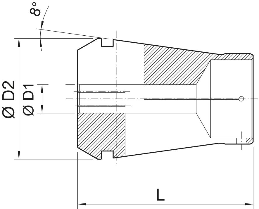 Spannzange Power Collet ER 32 Produktbild img2 L