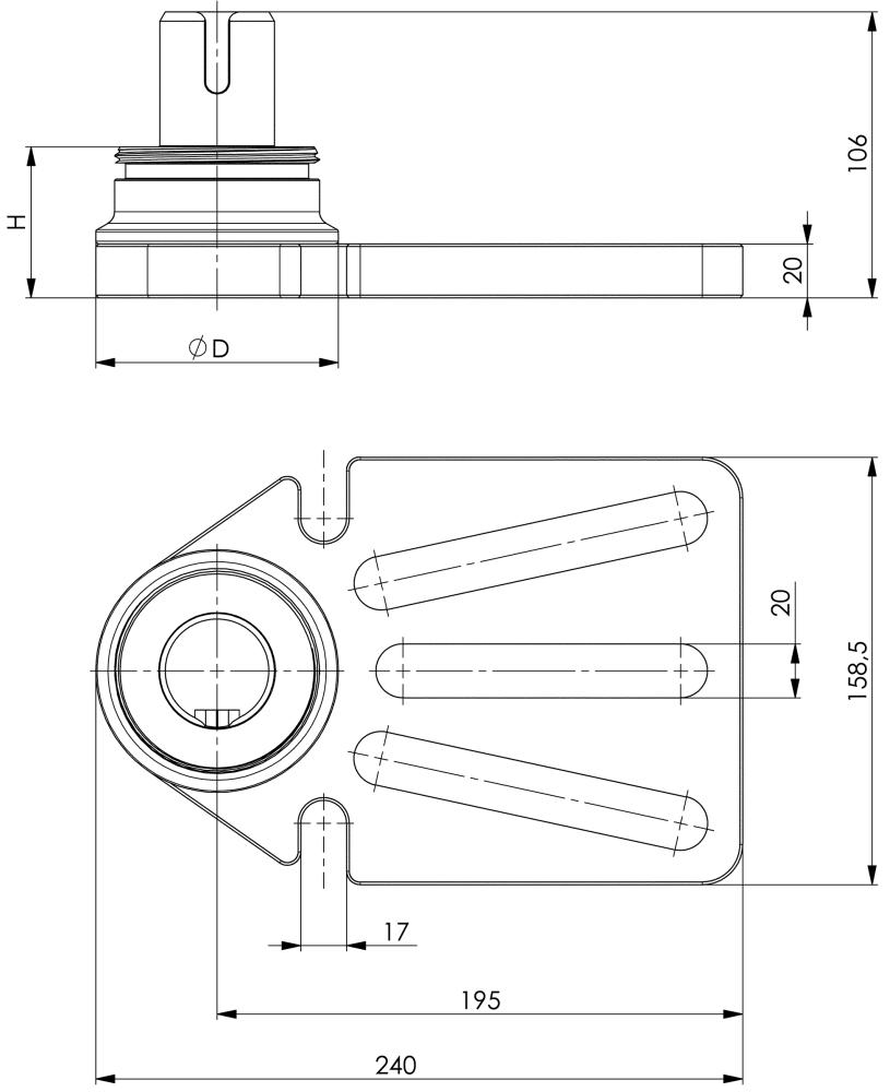 Fußelement Produktbild img4 L