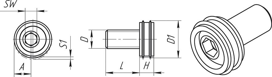 Exzenter-Spannklemmen mit Krallenscheibe Produktbild img2 L